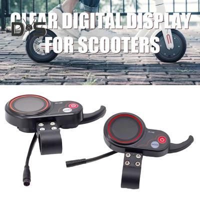 TF-100 Display Electric Scooter Thumb Throttle 48V 20A 6 Pin Communication Instrument for Electric Scooter Controller