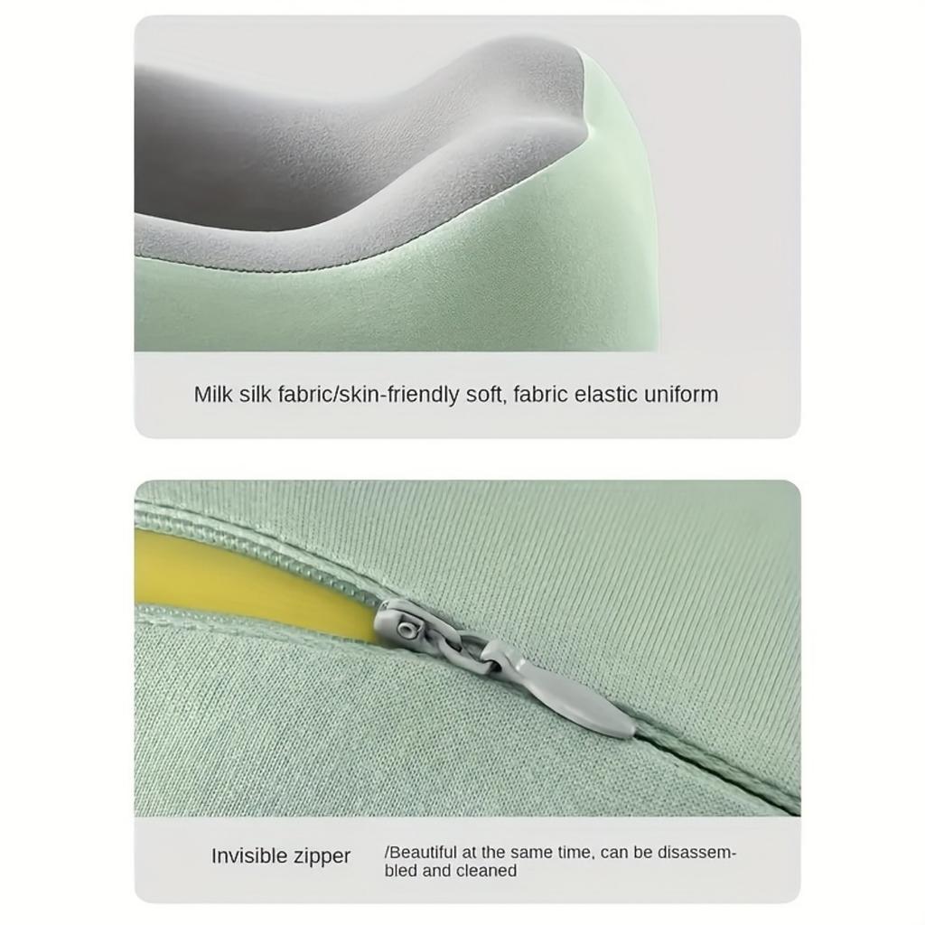 Memory-Baumwolle U-förmiges Kissen, Reise-Nackenkissen, Büro-Nickerchenkissen, Erwachsenen-Nackenkissen, U-förmige Kopfstütze, Demontierbar und waschbar