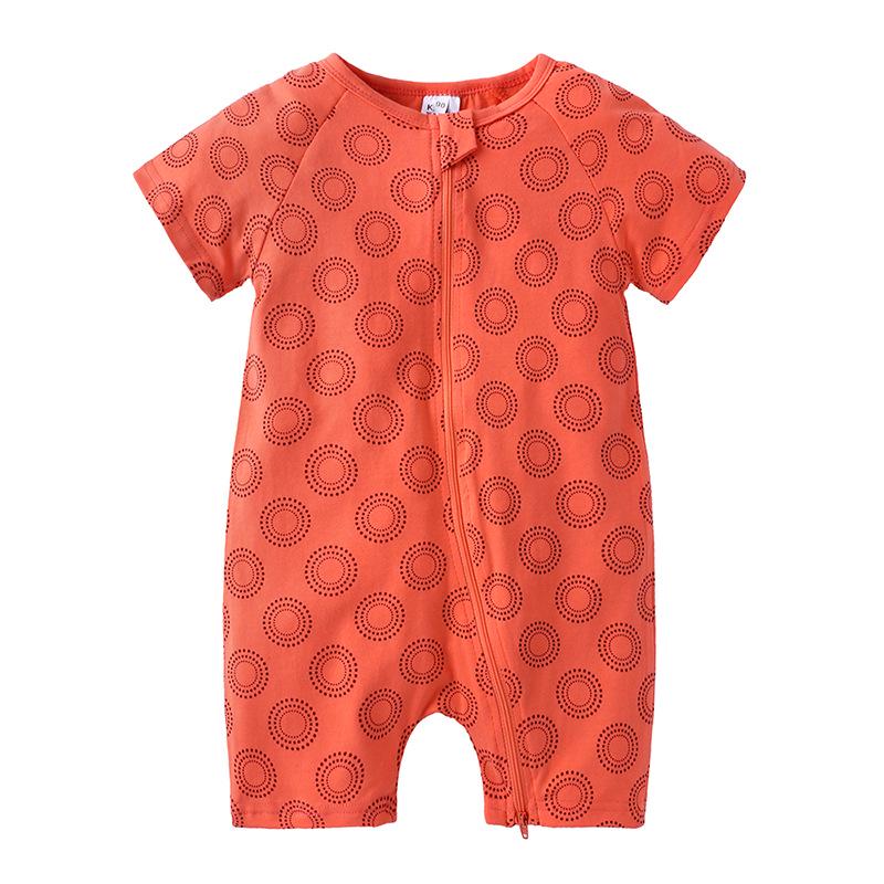 2026 Cotton Summer Bodysuit: Short Sleeve Romper for Newborns & Toddlers