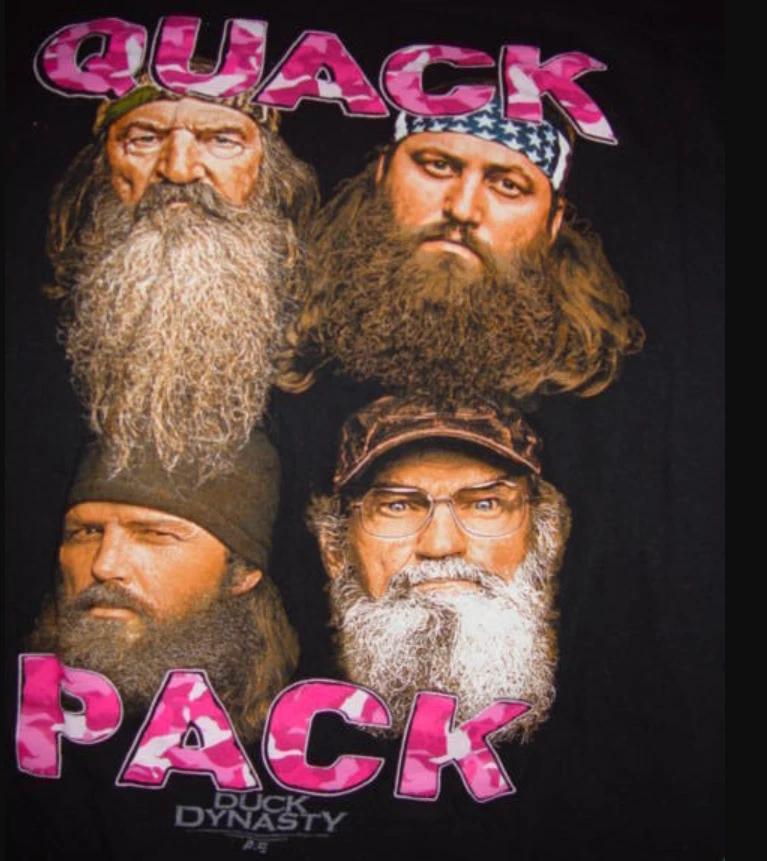 Duck Dynasty T-shirt Quack Pack TV Red unisex Shirt Gift Family B262 XXL