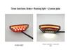 BMW Motorcycle LED Rear Taillight with Integrated Brake and License Plate Light