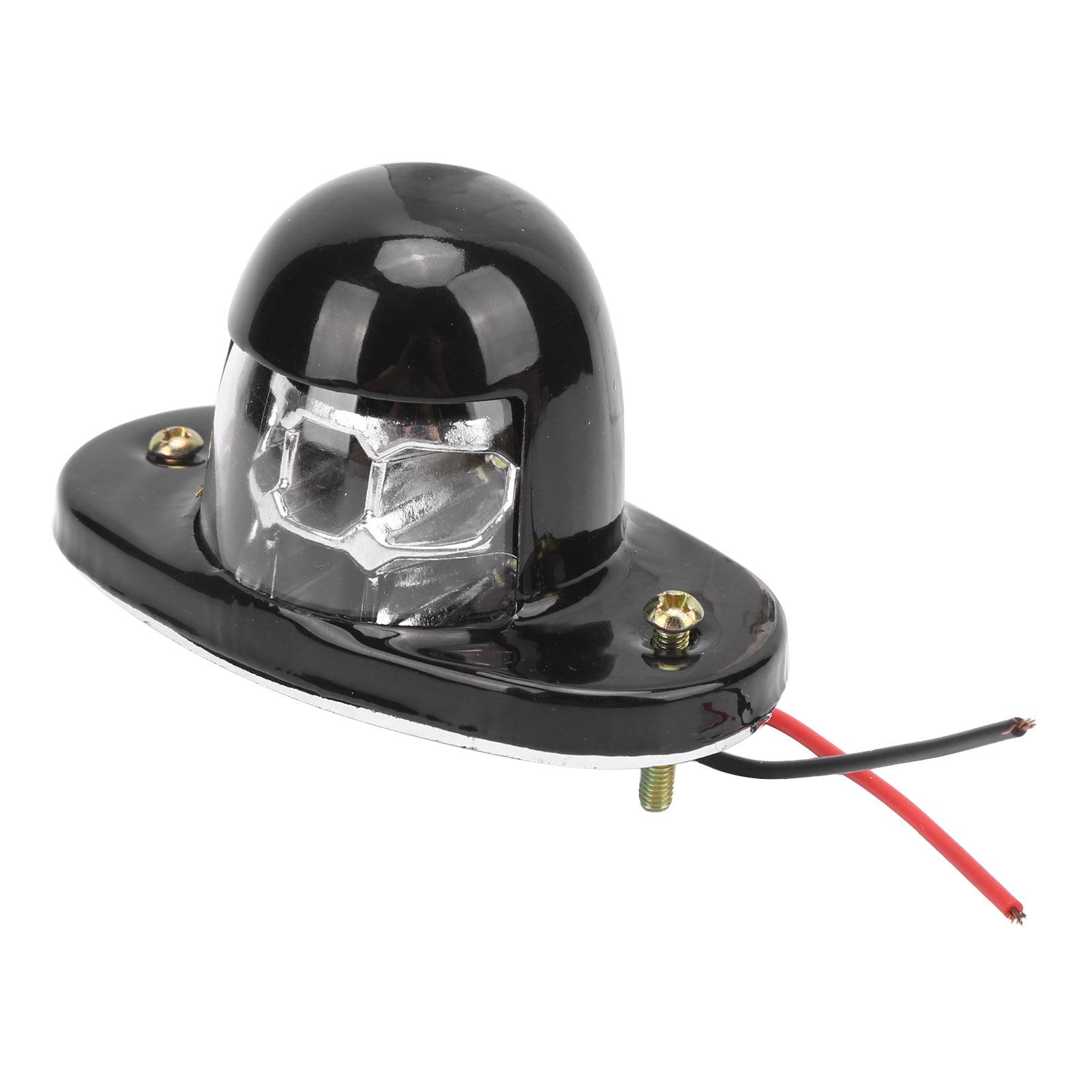 

24V Car License Plate Light 6 LED Driving Signal Lamp Waterproof for Trailer Truck