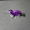 1PCS Glow Horizontal Egi Set 8cm Realistic Shrimp Fishing Lure Luminous Squid Catching Bait for Sea Anglers