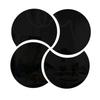 4pcs Semi-circle Mirror Wall Stickers Acrylic Decal DIY Self-adhesive Mirror Art Wall Decoration Office Background Wall Decor