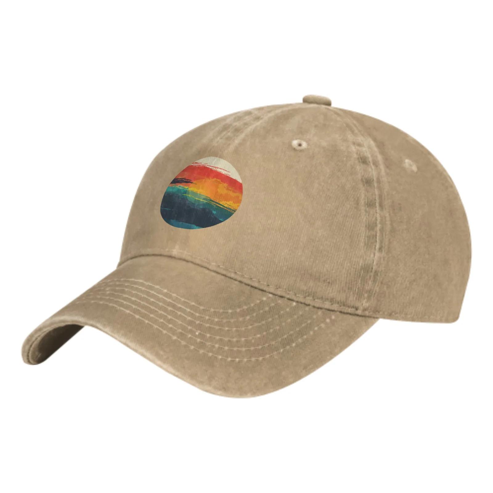 

Sky Ocean Sun Summer Classic Fashion Men Trucker Hat Cotton Breathable Women Cowboy Cap Outdoor Leisure Basketball Caps Adjustable хаки