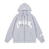 Suéter retro americano con cremallera sudadera gótica con estampado de letras y estrellas chaqueta casual una pieza