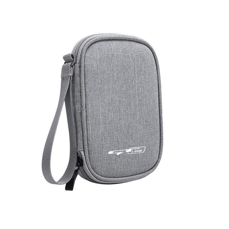 Portable Car Travel Storage Bag Keys Earphone Card Pouch Auto Interiors For Kia KN GT-Line Sportage Ceed Rio Picanto Sorento tkjzm00