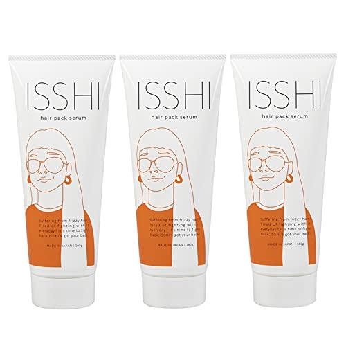 

ISSHI Hair Pack Serum Hair Mask Кислотная термальная обработка вьющихся волос Восстановление гладкости и выпрямления Лечение волнистости/распускания (Набор 3)
