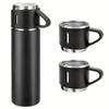 500ml/16.9oz Thermos Cup Set Portable 304 Stainless Insulated Bottle Office Business Style Coffee Vacuum Mug Hot&Cold Drinkware