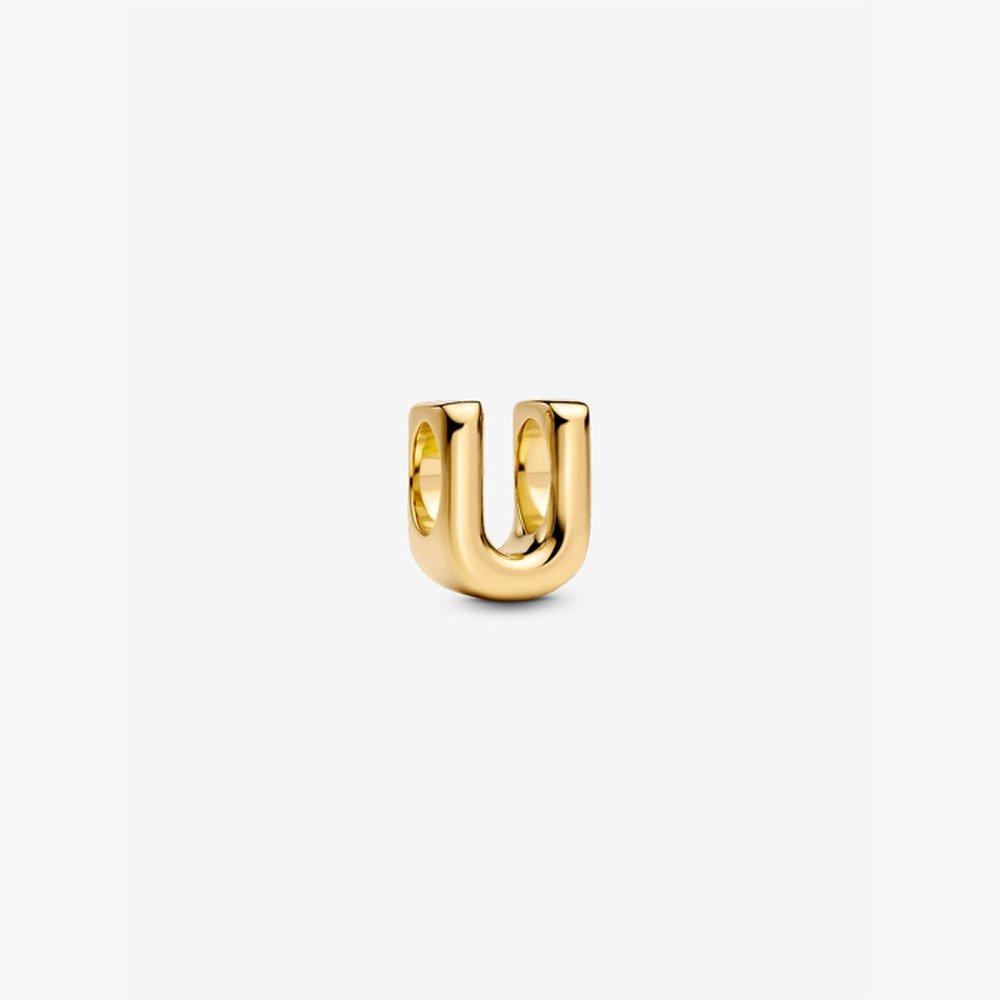 Pandora Letter U Alphabet Charm 763967C00