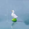 3 Pcs Mini Duck & Goose Figurines - Resin Fairy Garden Decor, Aquarium Fish Tank Accessories, Micro Landscape Moss Terrarium DIY Crafts, Home