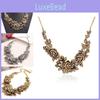 Vintage Floral Necklace With Embellishments For Retro Style Jewelry Enthusiasts