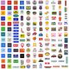 140Pcs/Set HongKong Travel Mini Diary Manual Stickers DIY Scrapbooks Album Decor Decals Stickers