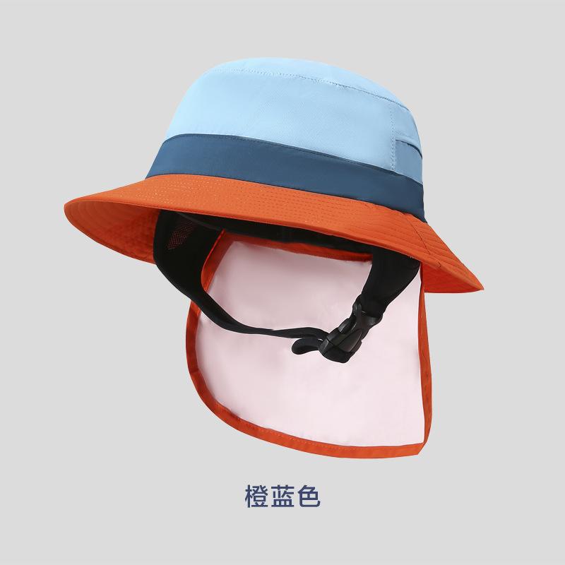 

Summer sun hat outdoor anti-splashing bucket hat Sanya seaside surfing hat beach sun hat