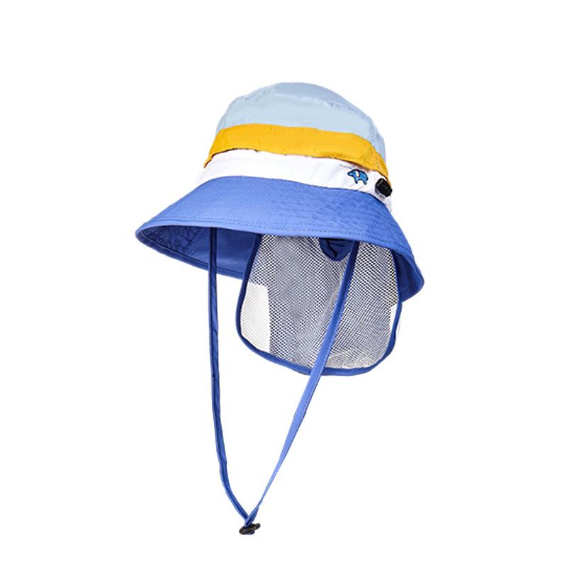 Baby Sun Hat Children's Sun Hat UV Protection Thin Sub-bucket Hat Summer Breathable
