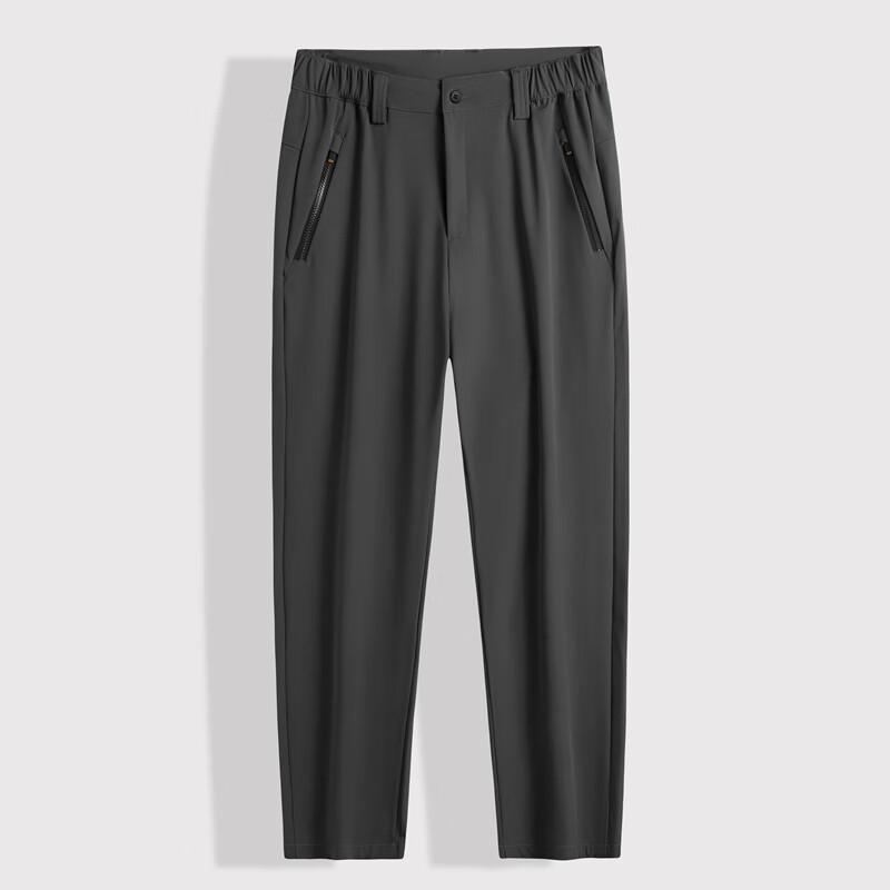 Men's Plus Size Straight Leg Elastic Casual Sport Pants