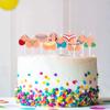 5pcs Funny Bikini Birthday Cake Topper Decor Smokeless Birthday Candles Cupcake Topper Decoration Celebration Party Candle Gifts