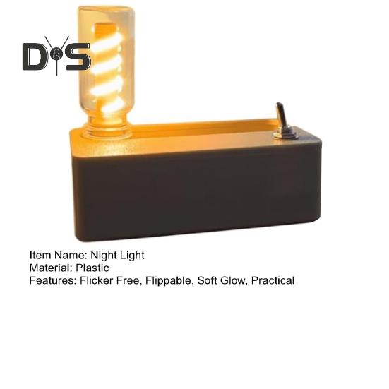 Creative Magnetic Flippable Table Lamp Soft Glow Flicker Free Durable Structure Compact Size Adjustable Brightness Rechargeable LED Lamp