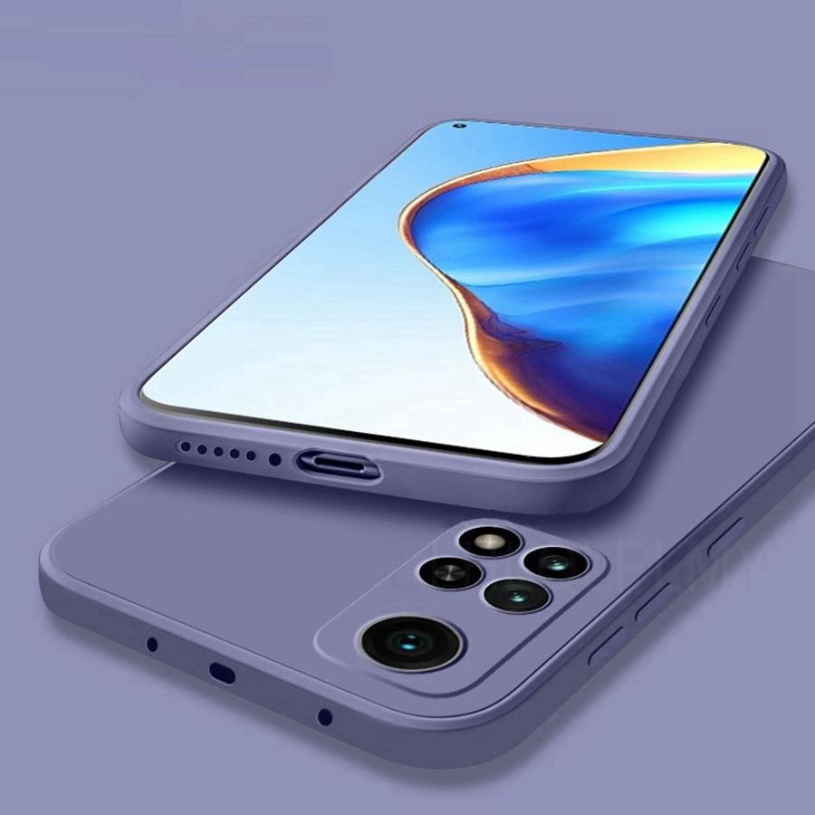 Square Liquid Silicone Soft Case For Xiaomi Redmi Poco Samsung Galaxy A21S A31 A51 A71 iPhone 16 7 8 11 12 13 14 15 16E Full Covers Protection Cover
