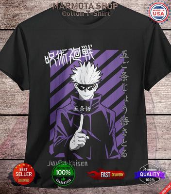 Gojo Satoru Jujutsu Kaisen Maglietta Sukuna Anime Maglietta Giapponese Manga JJK Tutte