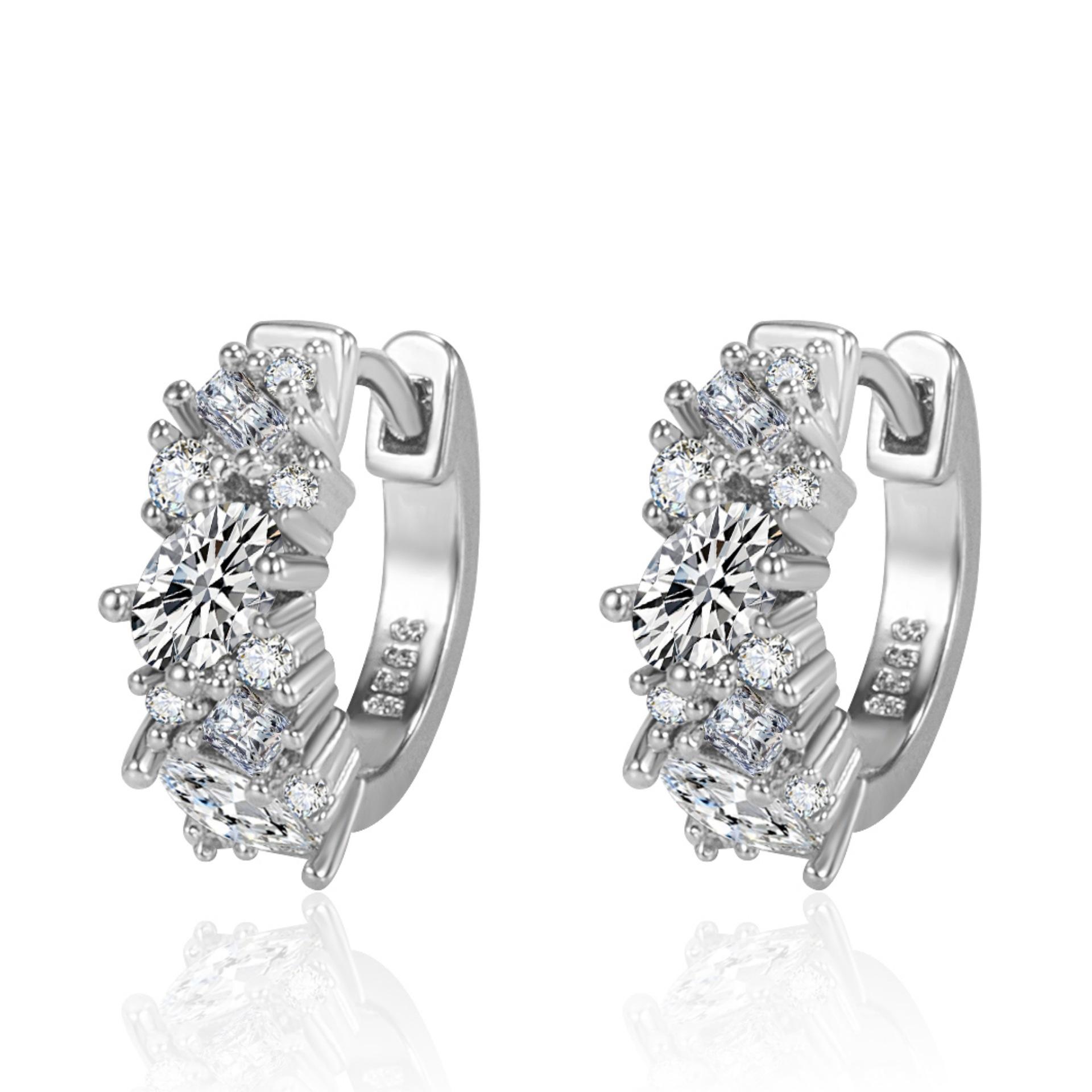 

Серьги с синим вироритом нового цвета, кольцо для ушей Rhein Blue