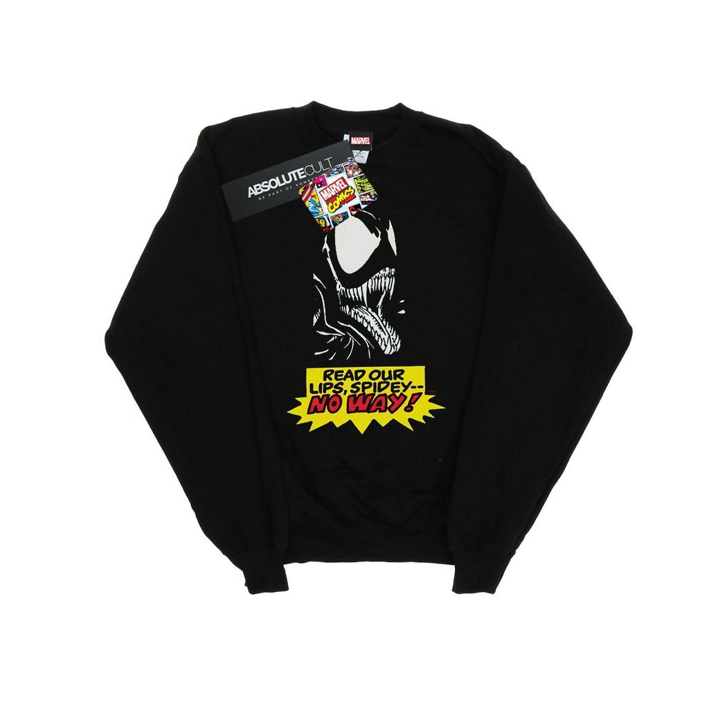 Marvel Mens Venom No Way Sweatshirt