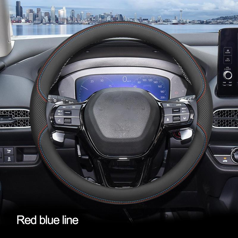 Car Steering Wheel Cover Wrap for Honda HR-V HRV 2026 2026 2026 Braid On Steering-Wheel Cover Holder Handbar Protector