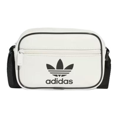 Polyurethan Umhängetasche Crossbody Tasche Mini Unisex Weiß & Schwarz Adidas JI9445