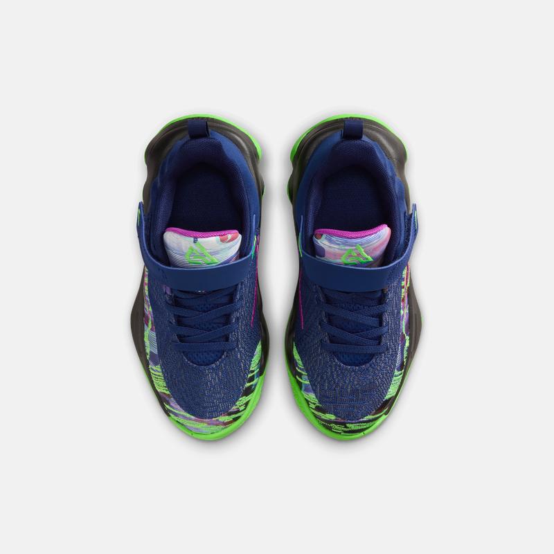 Nike Giannis Immortality 4 PS Blue Void/Green Strike/Vivid Purple/Black Kinder-Sneaker II0660-400