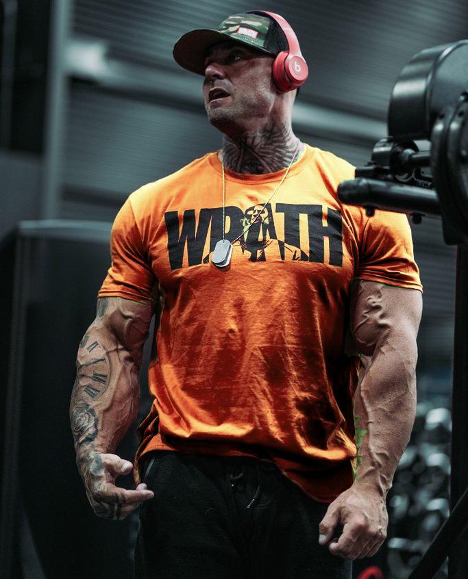 Men's Slim Fit Stretch Cotton Fitness T-Shirt - Breathable Short Sleeve