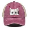 Lovely Cat Snapback Baseball Hat Cute Animals Hats For Woman Breathable Unisex Adjustable Baseball Cap Perfect For Street Style