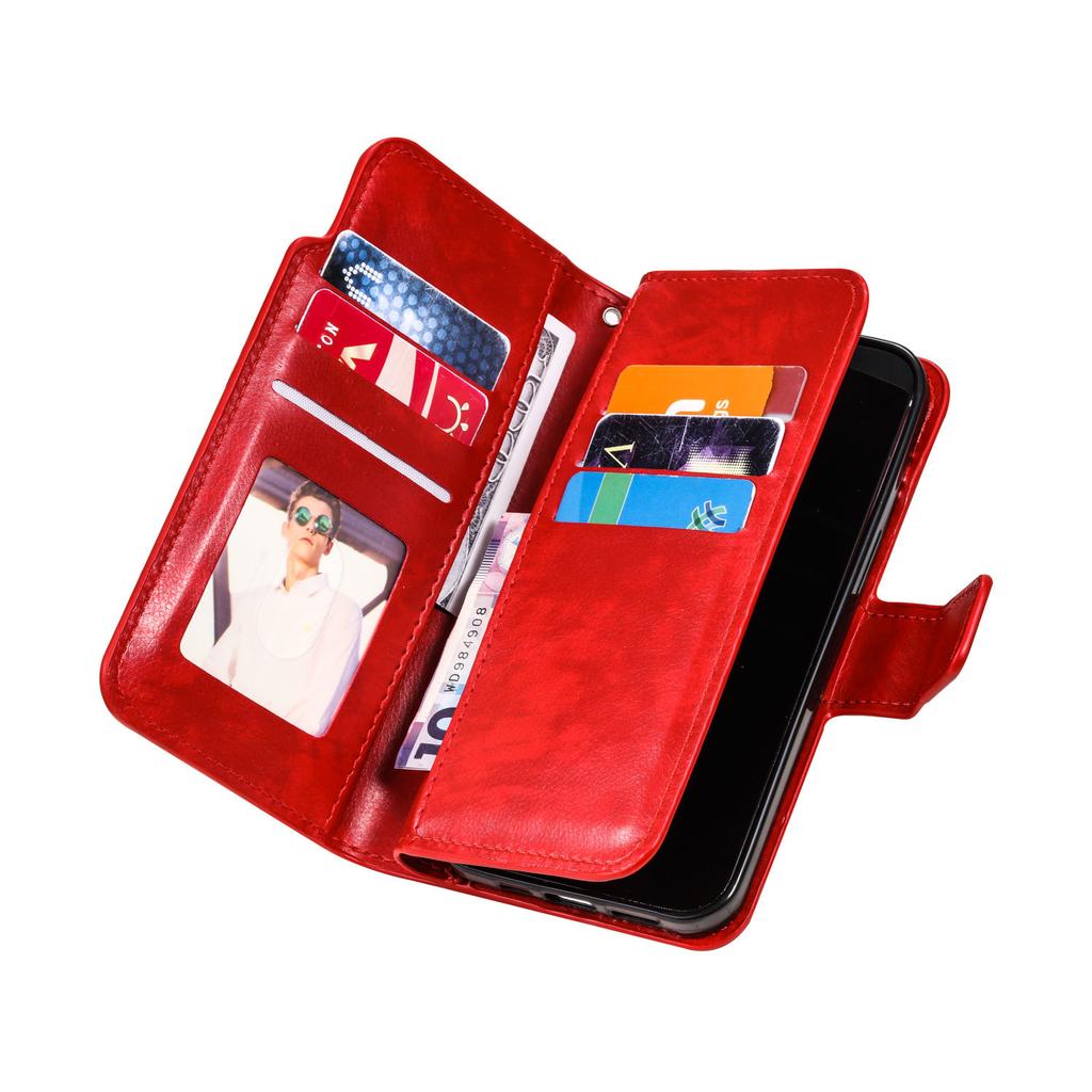 Leather Case High Grade Wallet For iPhone 17 16 15 14 13 12 11 Pro Max XR XS Max 7 8 Plus Air Flip Phone Cover With Card Slots