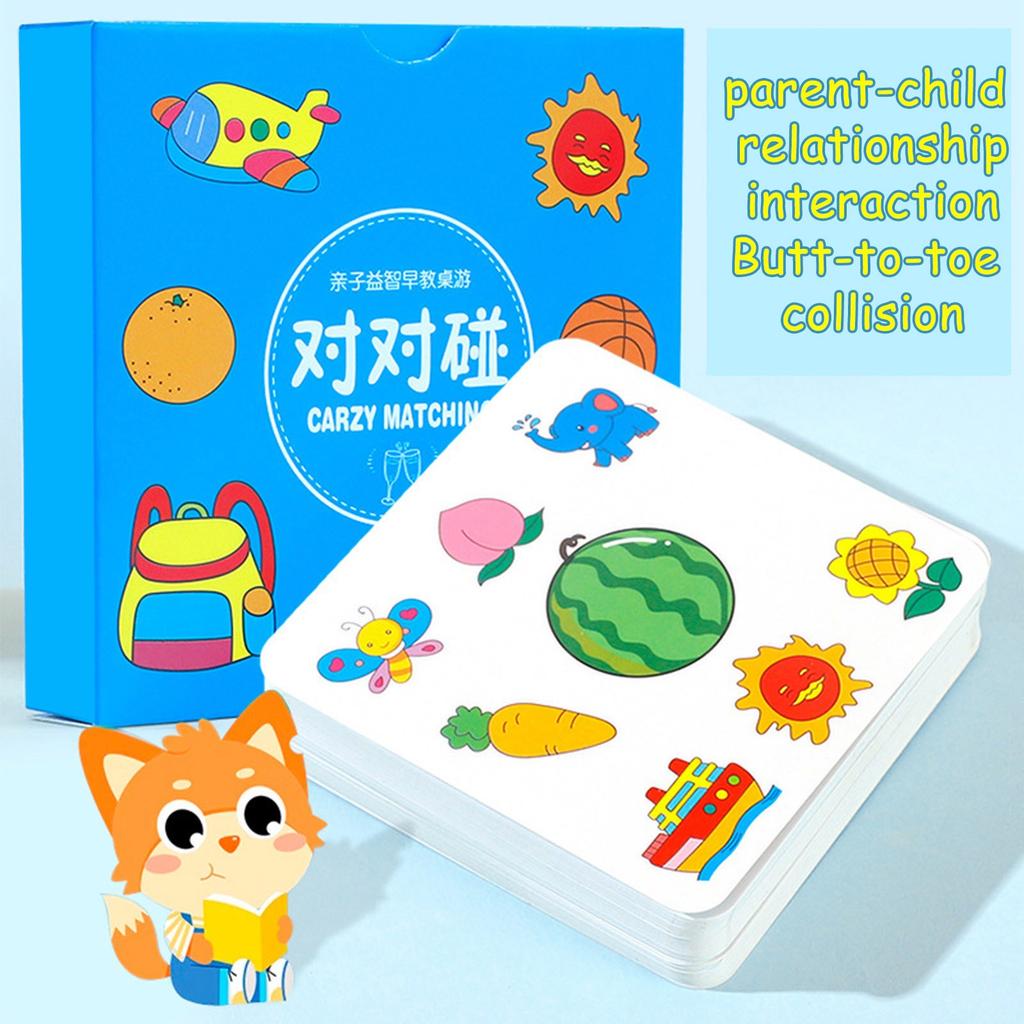Children's Board Game Crazy Animal Pairs, Collision Cards, Puzzle Thinking, Memory Training, Parent-child Interactive Toys