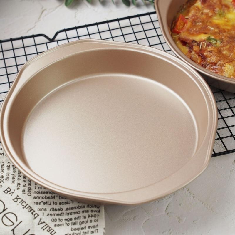 Ungiftige Rostfreie Stahl 9-Zoll Runde Kuchenform Für Gesundes Kochen Und Mühelose Entformung Wartung