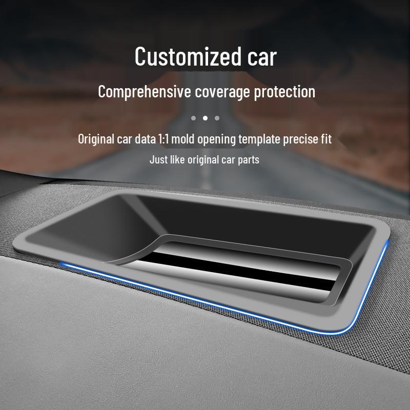 Compatible with 25 BYD Tang L Models: Curved Screen Soft Film HUD Protector & Dashboard Dust Cover.