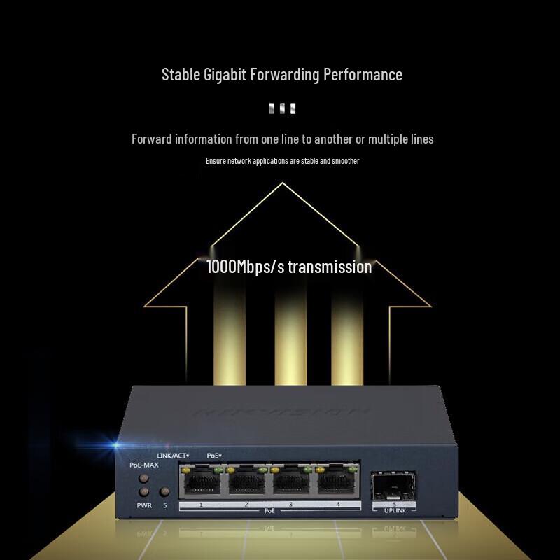 Hikvision 5-Port Full Gigabit PoE Network Switch