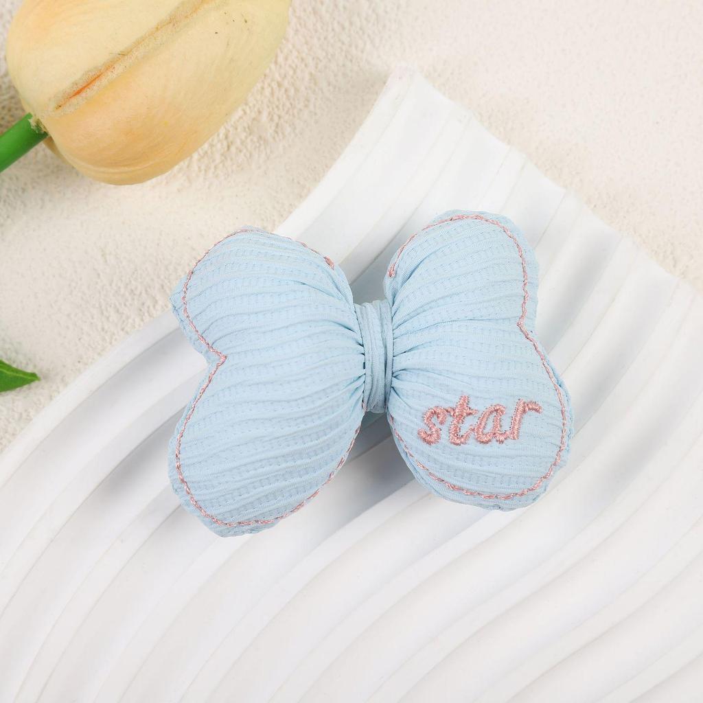 Cute Cotton-Filled Bow Accessories for Bags and Hair
