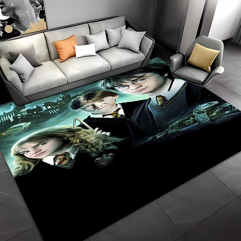 1pc Harry Potter Entrance Mat, Non-Slip Mat Area Rug,Room Decor, Outdoor Decor, Kitchen Rug,Doormat - Machine Washable, Easy to Clean