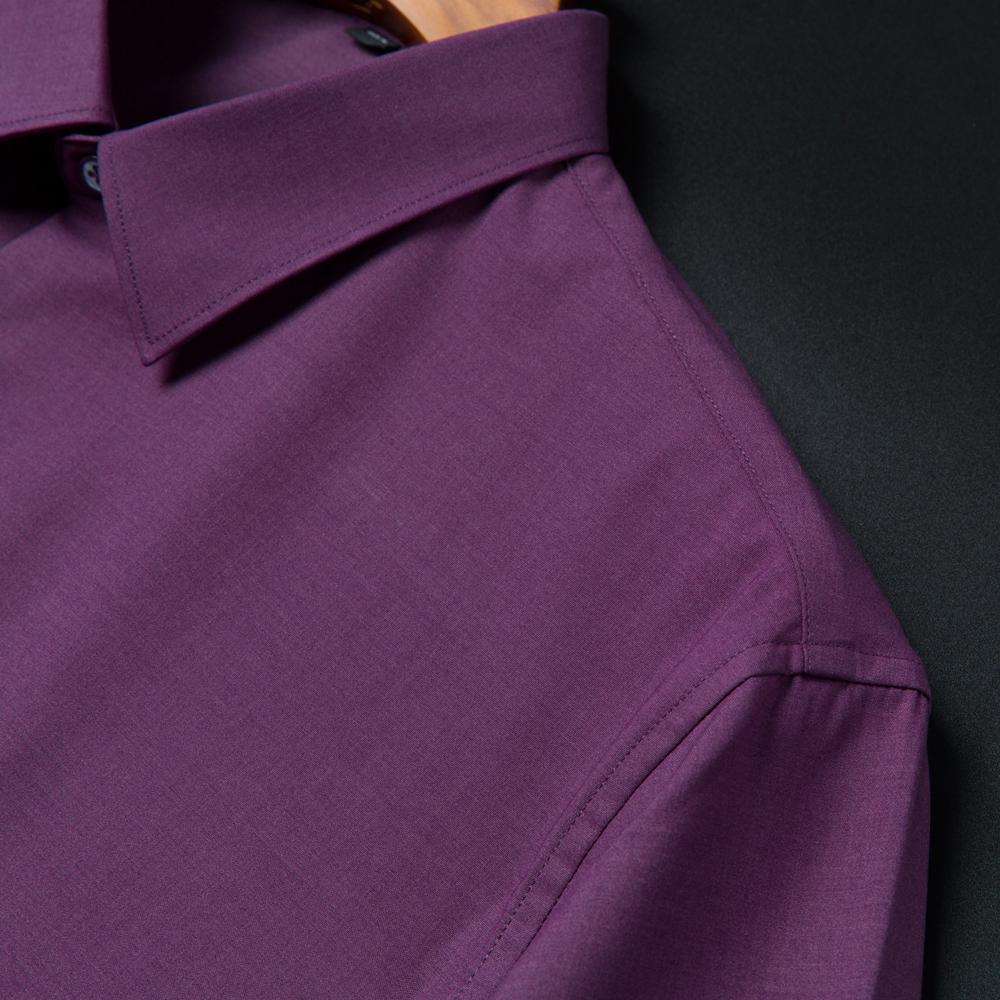 Classic Style Men's Solid Color Short Sleeve Button Up Lapel Shirt, Casual Chic Summer Tops For Office Casual Outdoors Wear