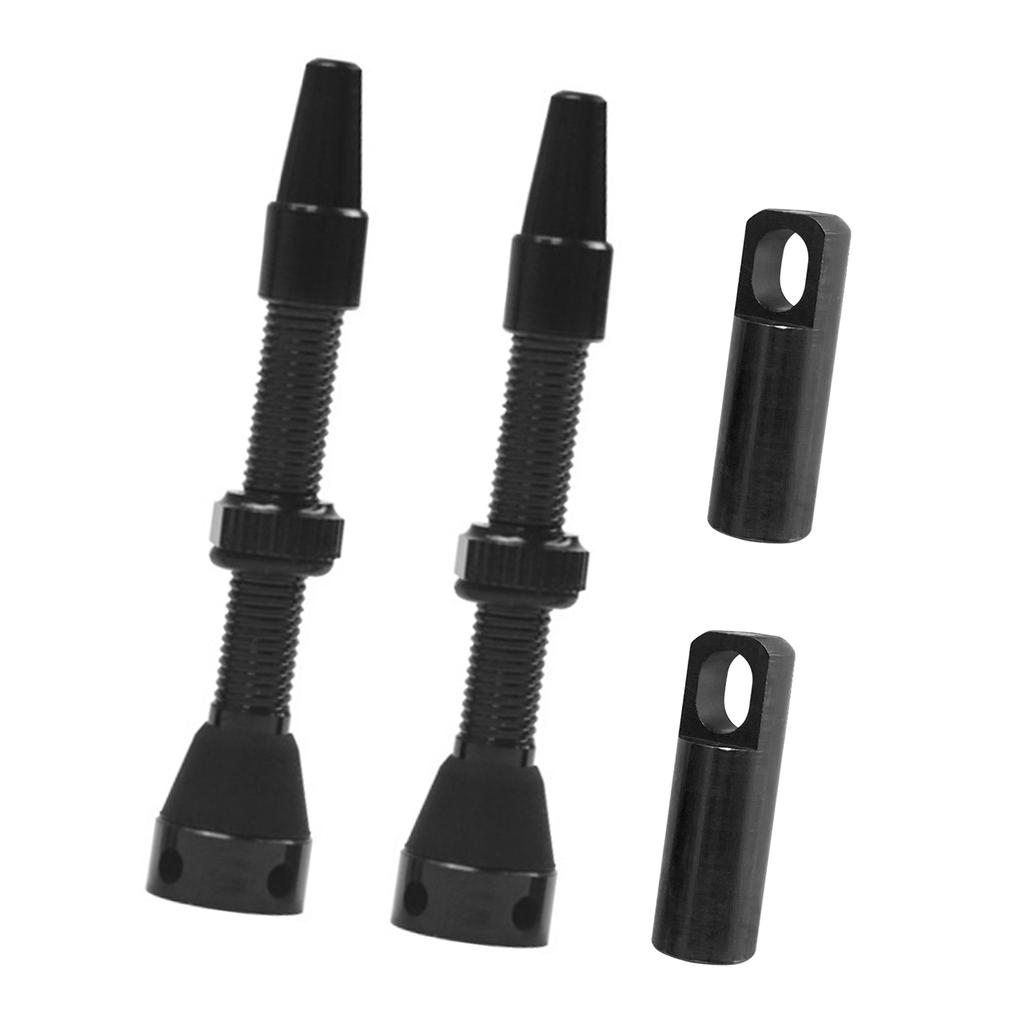 2 ks Hliníková slitina Dřík Presta ventilu jízdního kola Dříky vakuových ventilů jízdního kola pro horská kola Silniční kolo