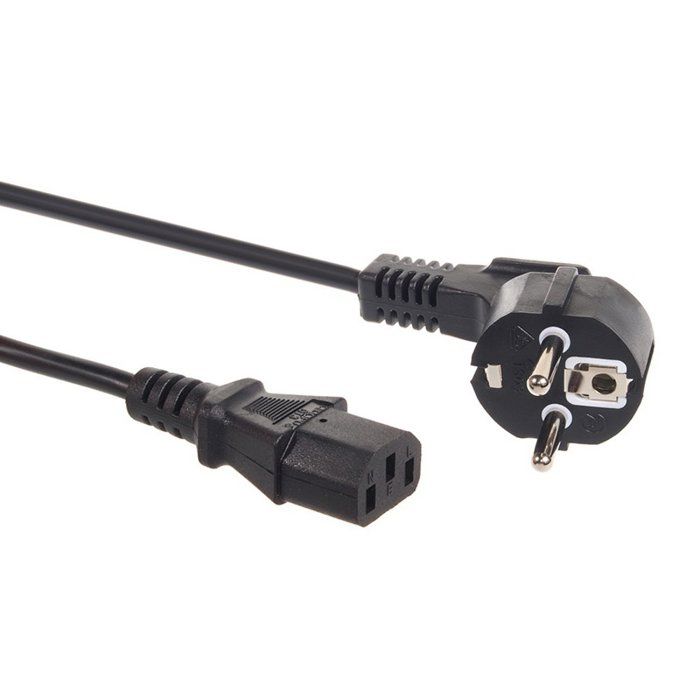 Maclean MCTV-691 Câble d'alimentation CA 220-250 V 1.5 m noir
