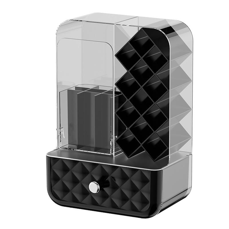 Desktop Large Capacity Cosmetics Storage Box Makeup Brush Lipstick Storage Rack Multi-purpose Makeup Organizers Home Storage