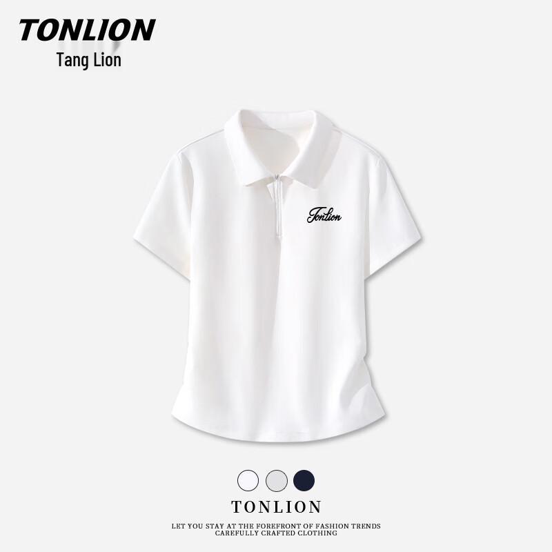 Женская футболка поло TonLion с коротким рукавом M