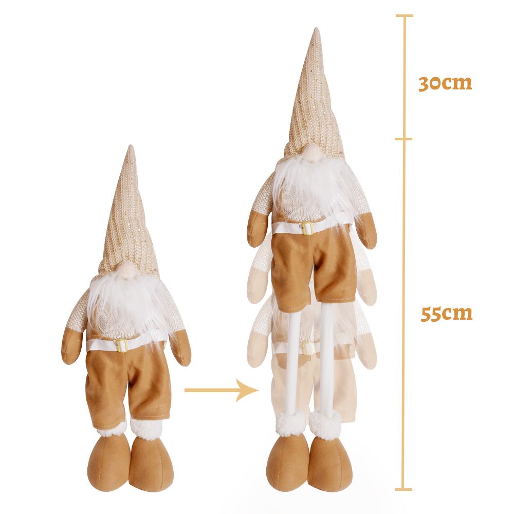 Stretch Gandalf Plysj Juledukker Barn Julegaver Hage Dverg Nyttår Navidad Hjemmepynt Juletrepynt