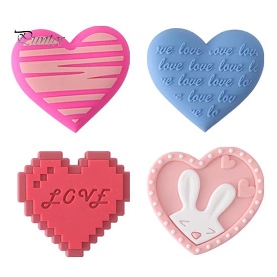 Whiteboard Magnets 4Pcs Fridge Three-dimensional Heart-shaped Creative Styling Strong Adsorption Multiple Use Refrigerator Stickers Home Decor Lovely