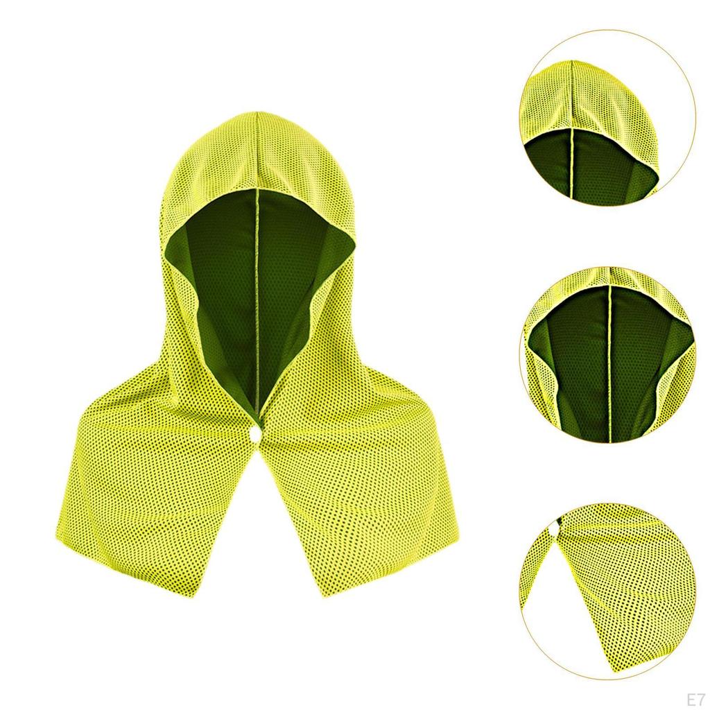 2 Cooling Hooded Towels with Headband, , Breathable And Lightweight, for Warm Weather, Sports