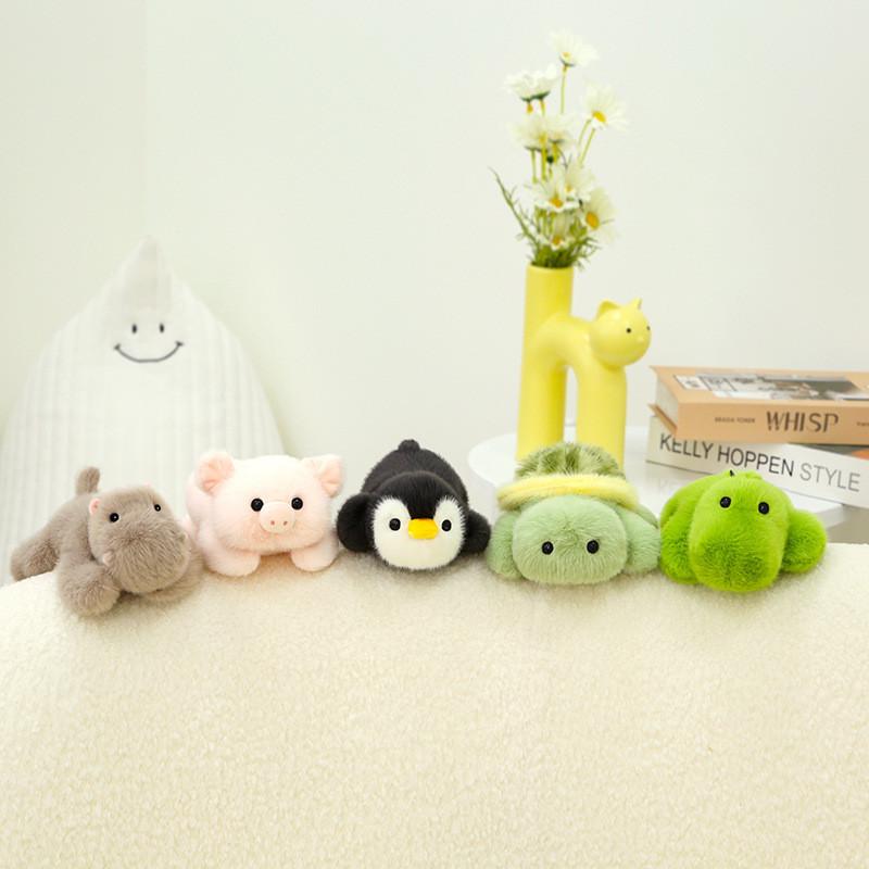 Cute Plush Animal Pillow Soft Toy Collection Featuring Adorable Dog Dinosaur For Kids