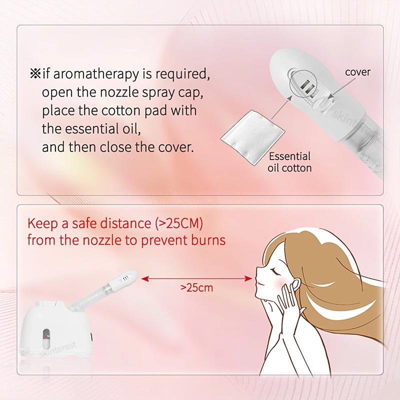 Portable Face Steamer, Household Nano Ion Face Steamer, Humidifier, Pore Removal, Blackhead Removal, Deep Skin Cleansing
