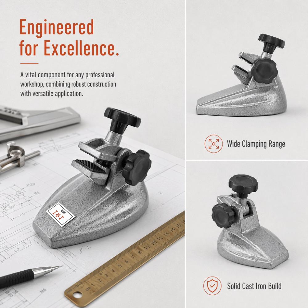 Stable Measuring Support Micrometer Stand Holder Wide Machining Measurement
