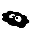 Irregular Black Diatom Mud Absorbent Bathroom and Entrance Floor Mat